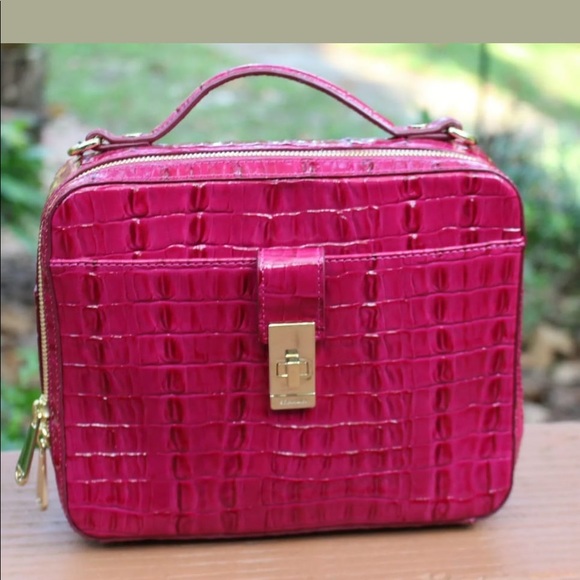 Brahmin Handbags - Sold NWT $265 Brahmin Evie Fuchsia La Scala Pink